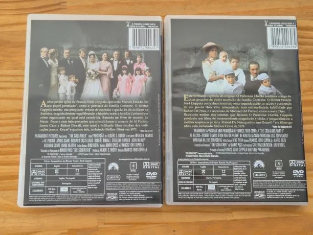 Dvds O Poderoso Chefão Partes 1 E 2. Paramount Collection - Foto 4