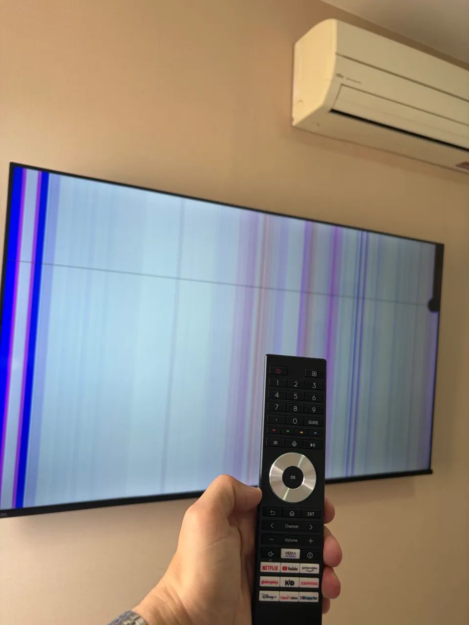 TV Toshiba 58 polegadas (tela não funciona)