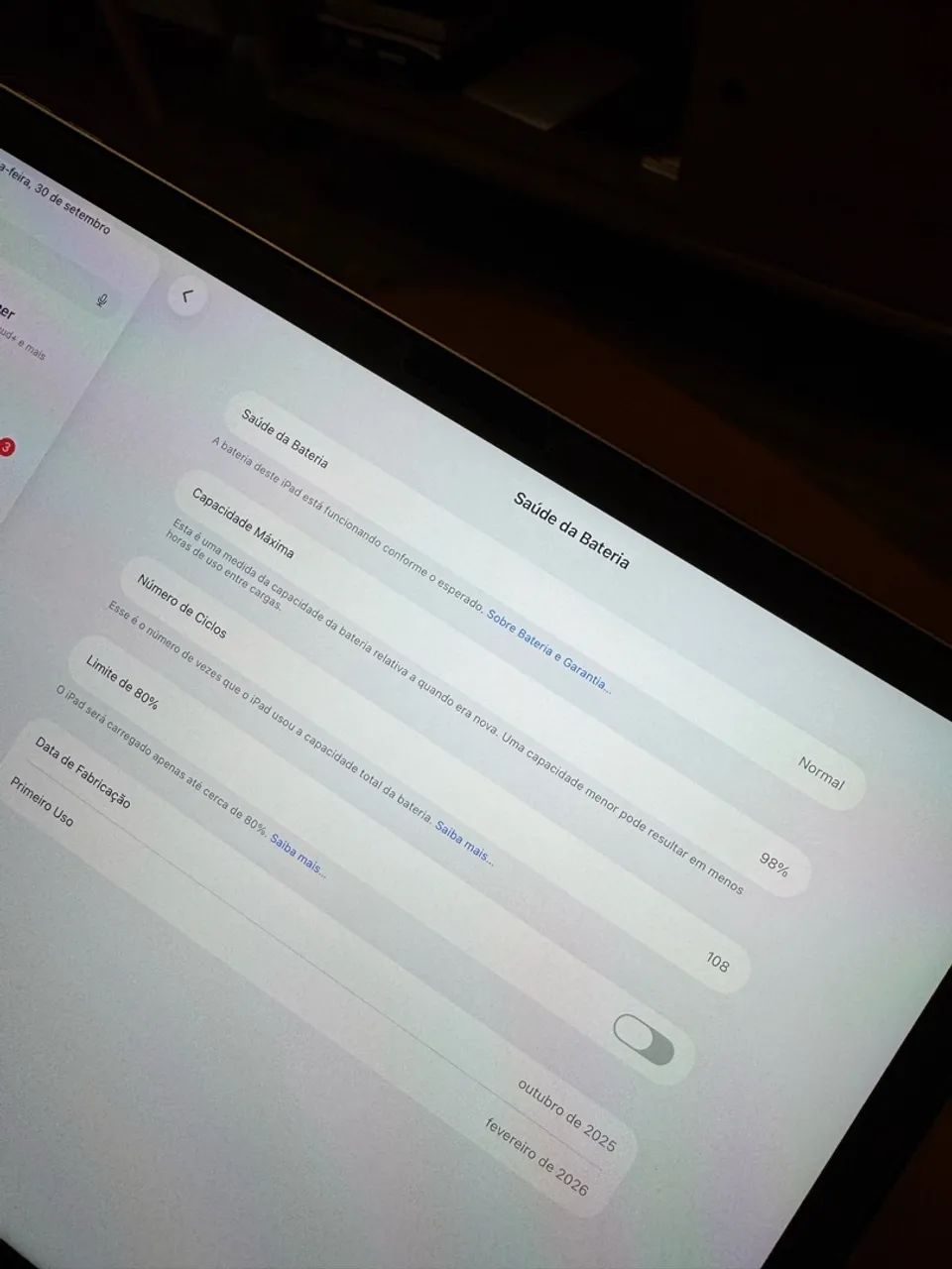 iPad Air 11? M3 128GB + Teclado | 98% Bateria | Garantia Apple - Foto 3