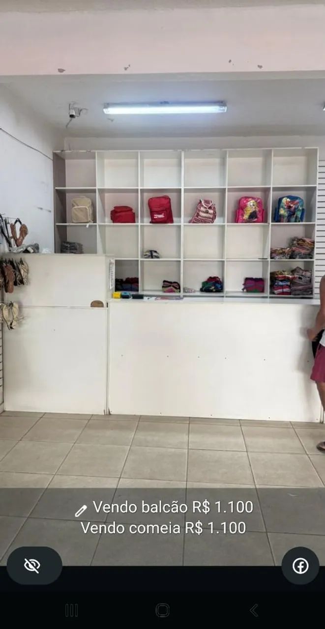 Balcão e comeia