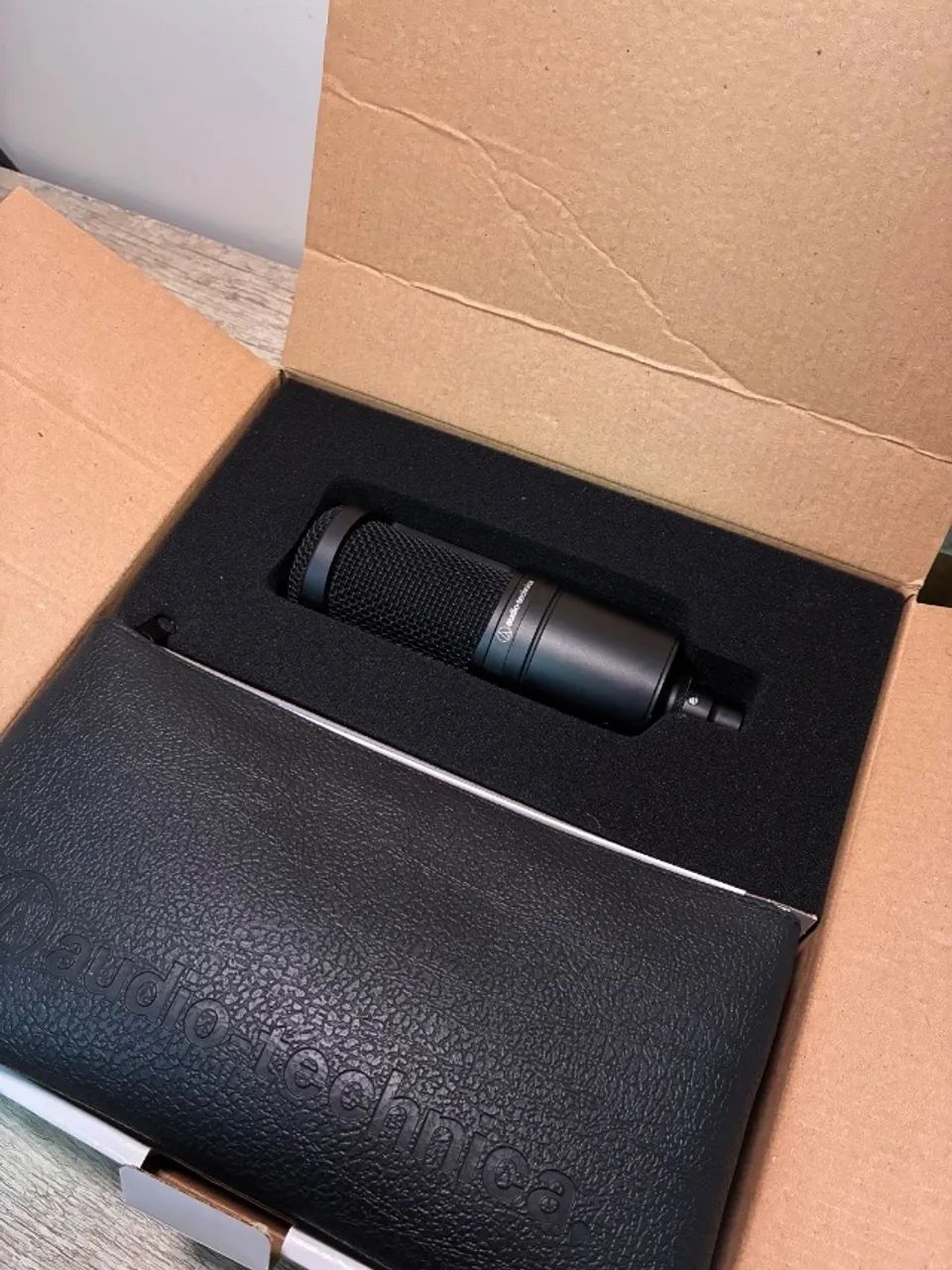 Microfone Audio-Technica AT2020 + Kit (Braço + Popfilter + Cabo XLR) - Foto 5