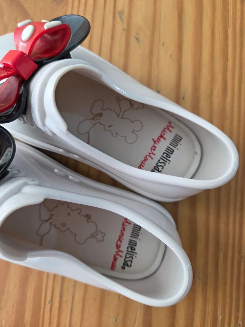 tenis mini melissa minnie mouse branco 22 - Foto 4