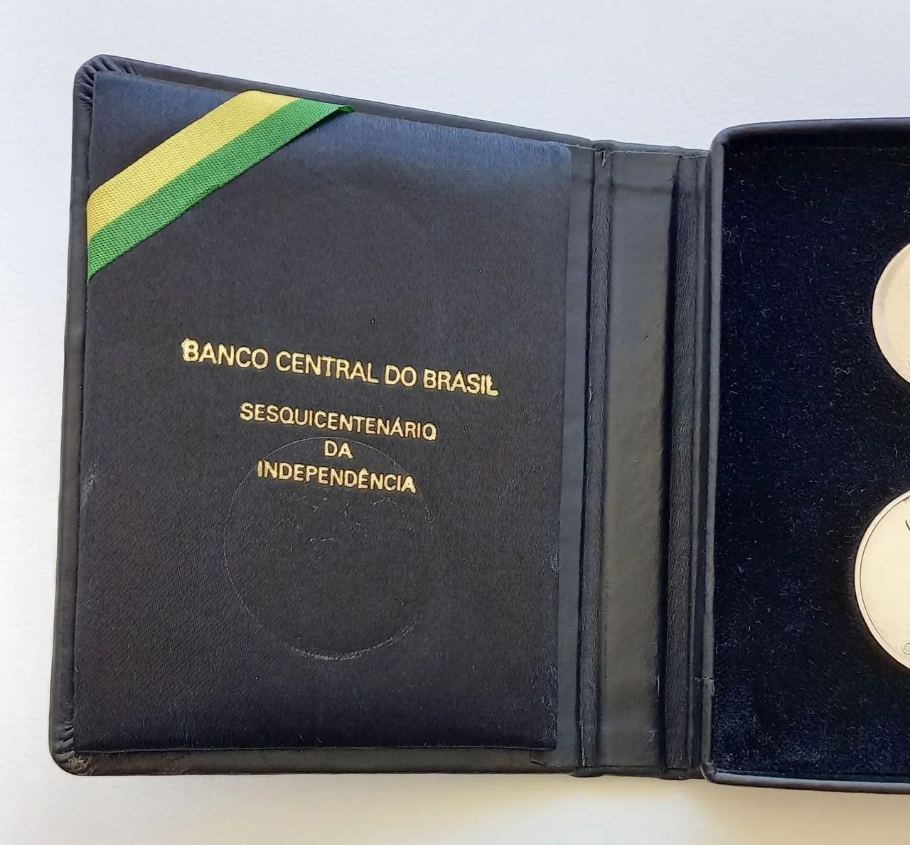 Moedas Sesquicentenario da Independência Estojo 20 Cruzeiros Prata - Foto 2