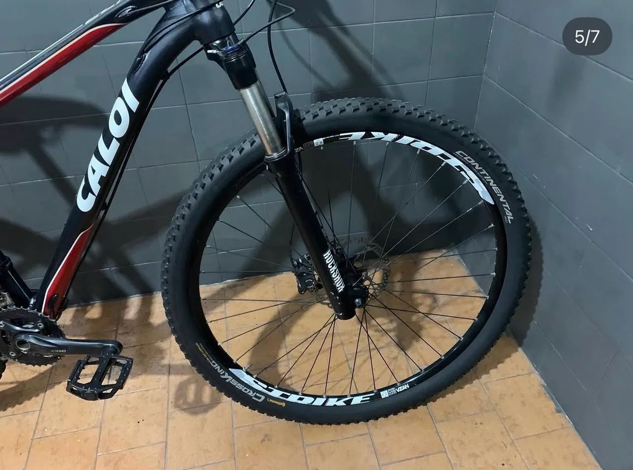 Vendo bicicleta MTB Caloi Elite - Foto 5