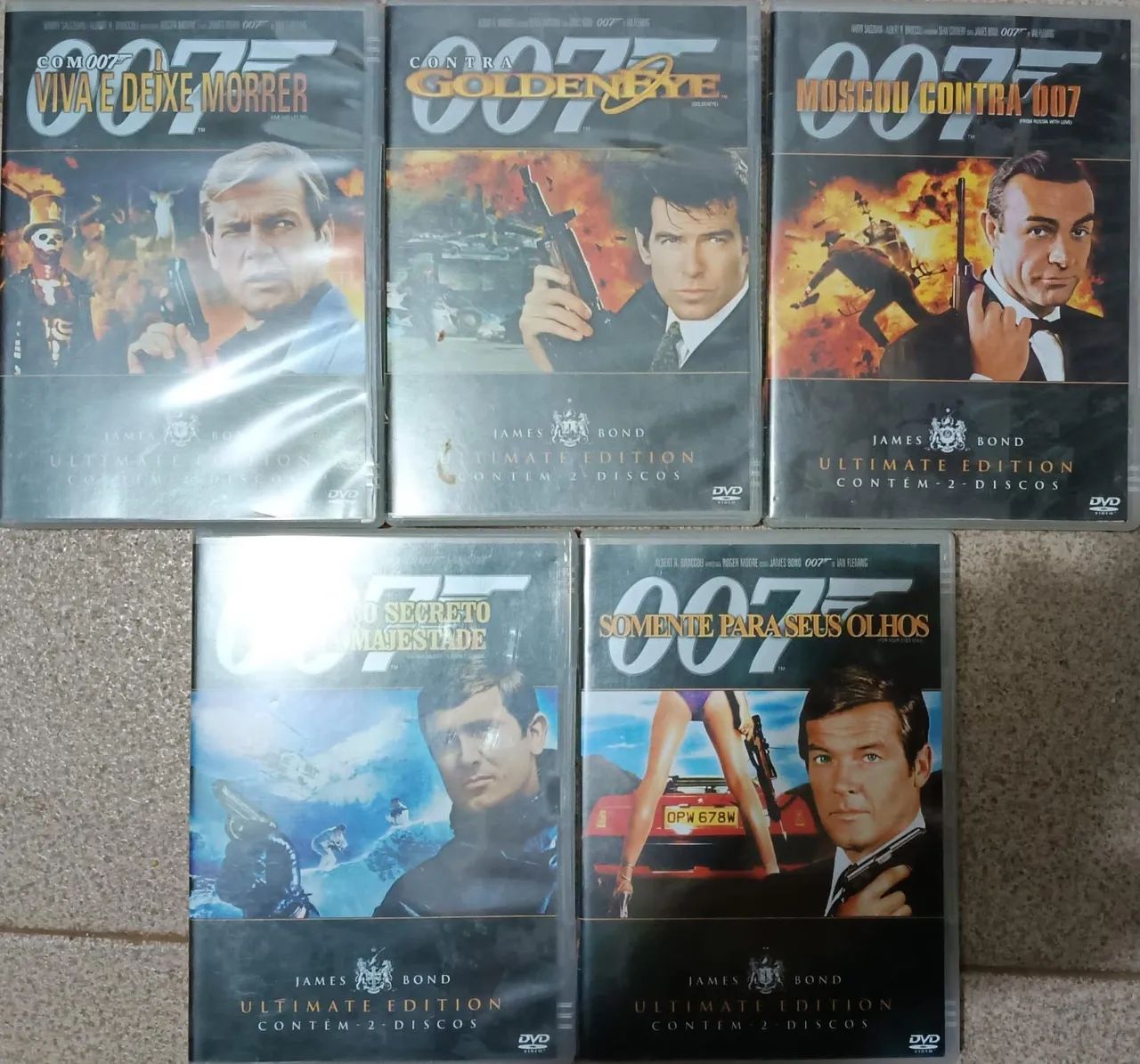 Coleção de DVDs do James Bond - 007