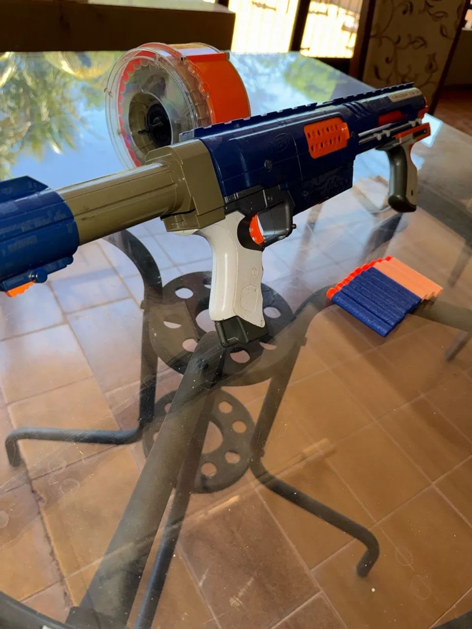 Nerf Raider CS-35 com tambor e coronha  - Foto 3