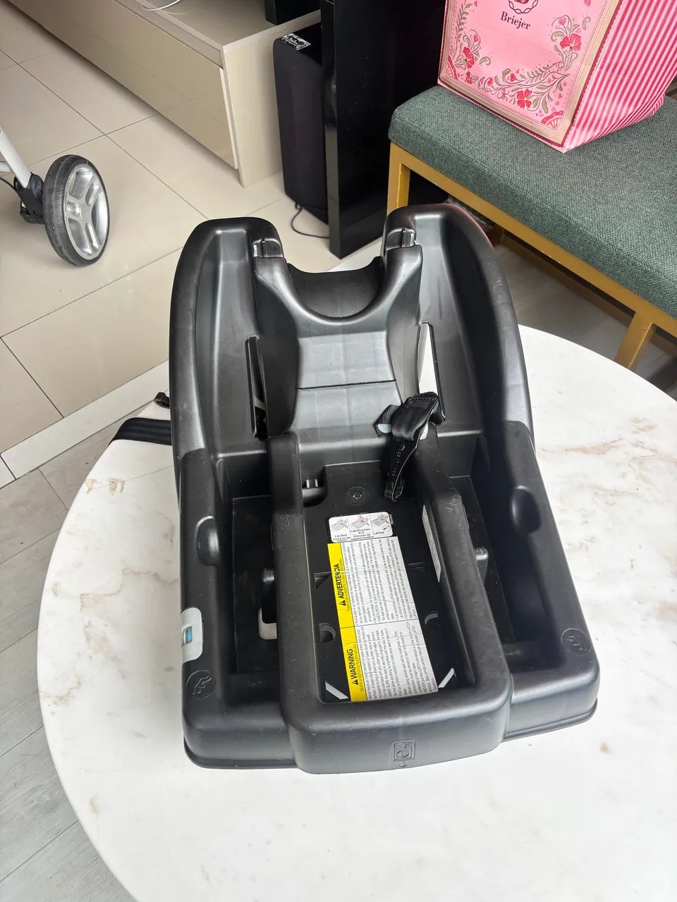 Carrinho Graco Aire3 3 rodas com bebê conforto e base - Foto 4