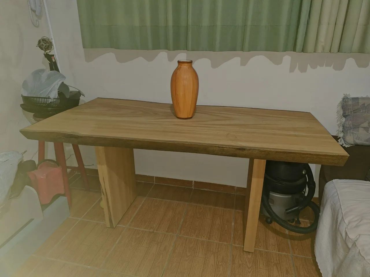 MESA RÚSTICA DE MADEIRA MACIÇA - Foto 2