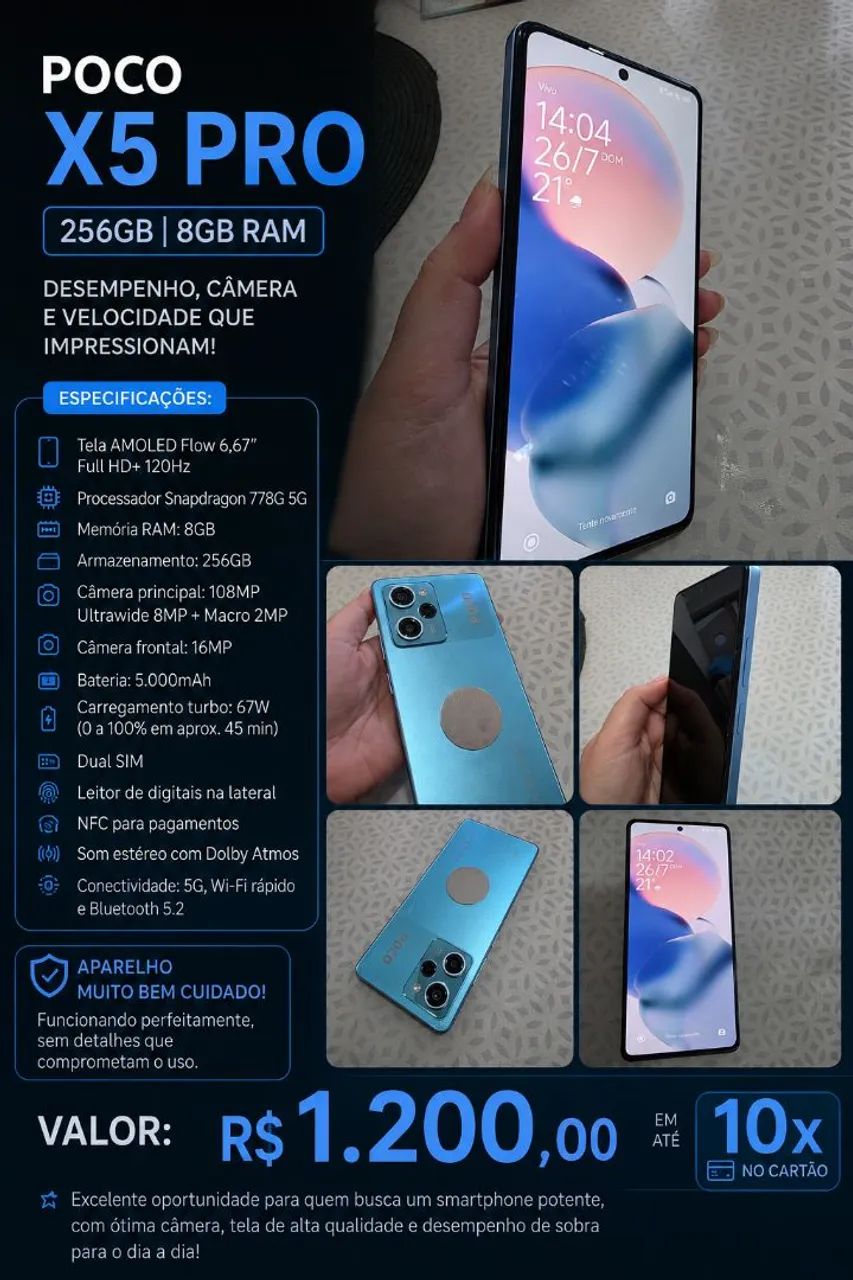 Xiaomi Poco X5 PRO - Foto 4