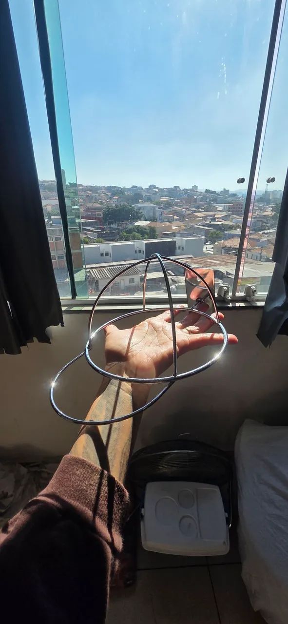 10 un Suporte Cromado para bonés Loja Comércio