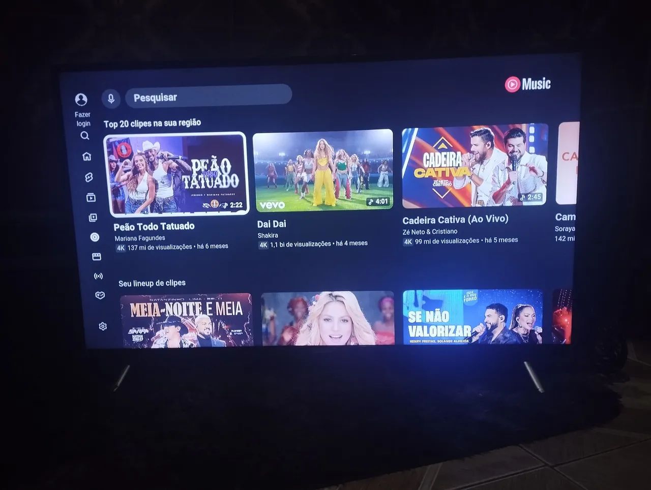 Tv Semp TCL Android de 43 polegadas semi nova completa com bluetooth  - Foto 4