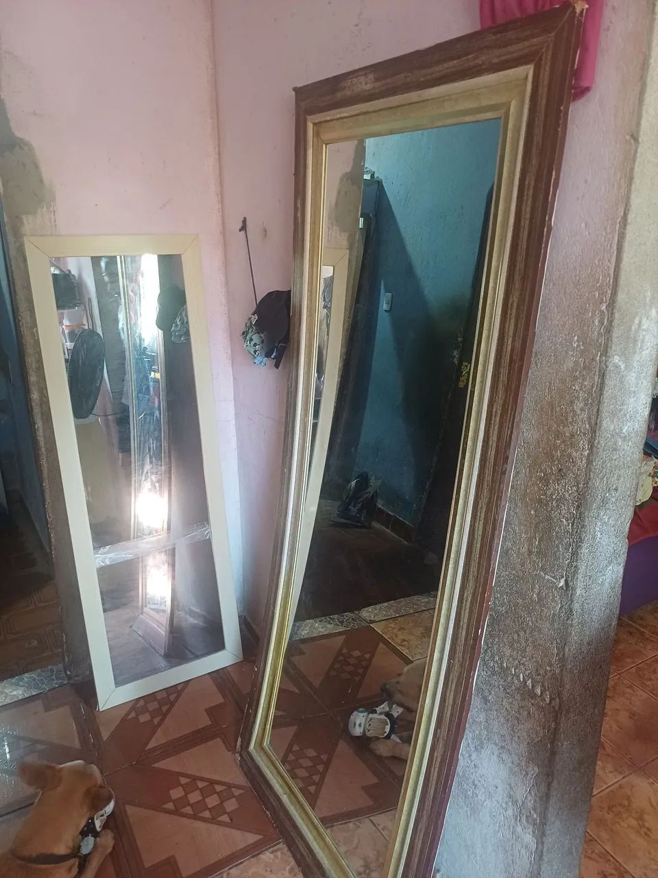 Espelho com avaria 