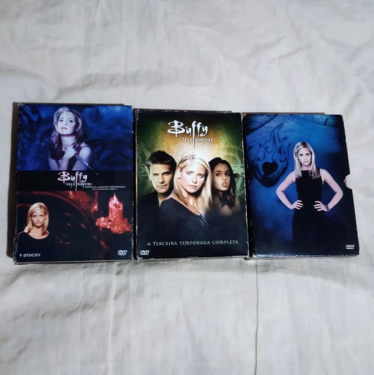 Coleção DVDs Buffy a caça-vampiros 1ª 2ª 3ª 4ª temporadas