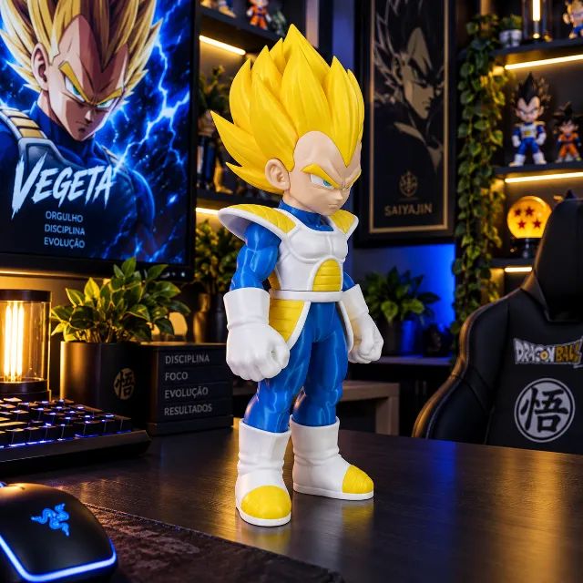 Boneco Action Figure Vegeta SSJ - Foto 2