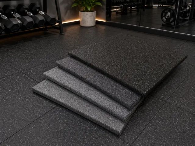 Placa de piso emborrachado 1x1m 15mm