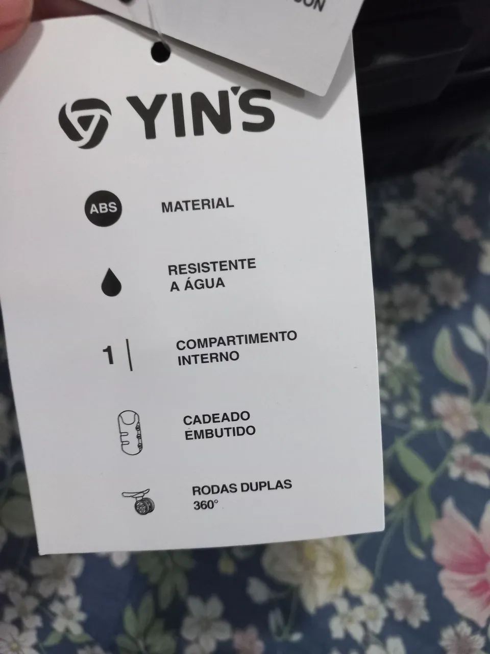 Mala YINS PRETA, NOVA, NUNCA USADA - Foto 5