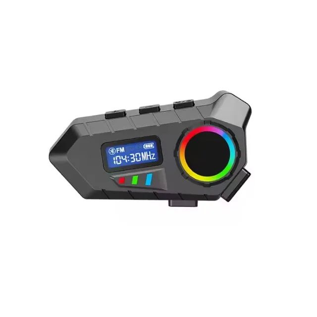 Fone de Ouvido Bluetooth (para Capacete) com Visor, FM, Microfone, RGB e Headset Wireless - Foto 5