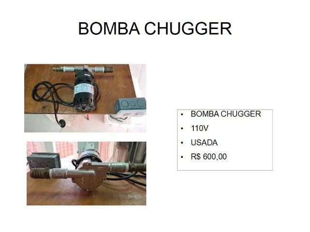 BOMBA CHUGGER "GRAU ALIMENTÍCIO"