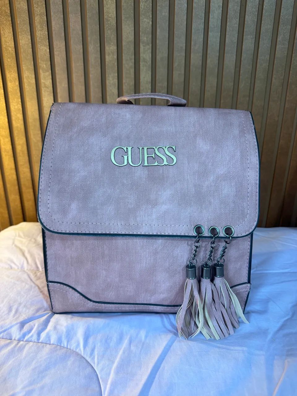? Mochila Guess Original Rosé - Moderna e Elegante ?