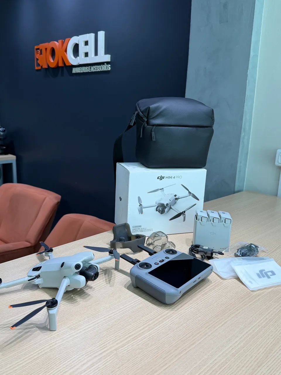 Drone DJI Mini 4 Pro Fly More Combo Plus Seminovo Garantia 