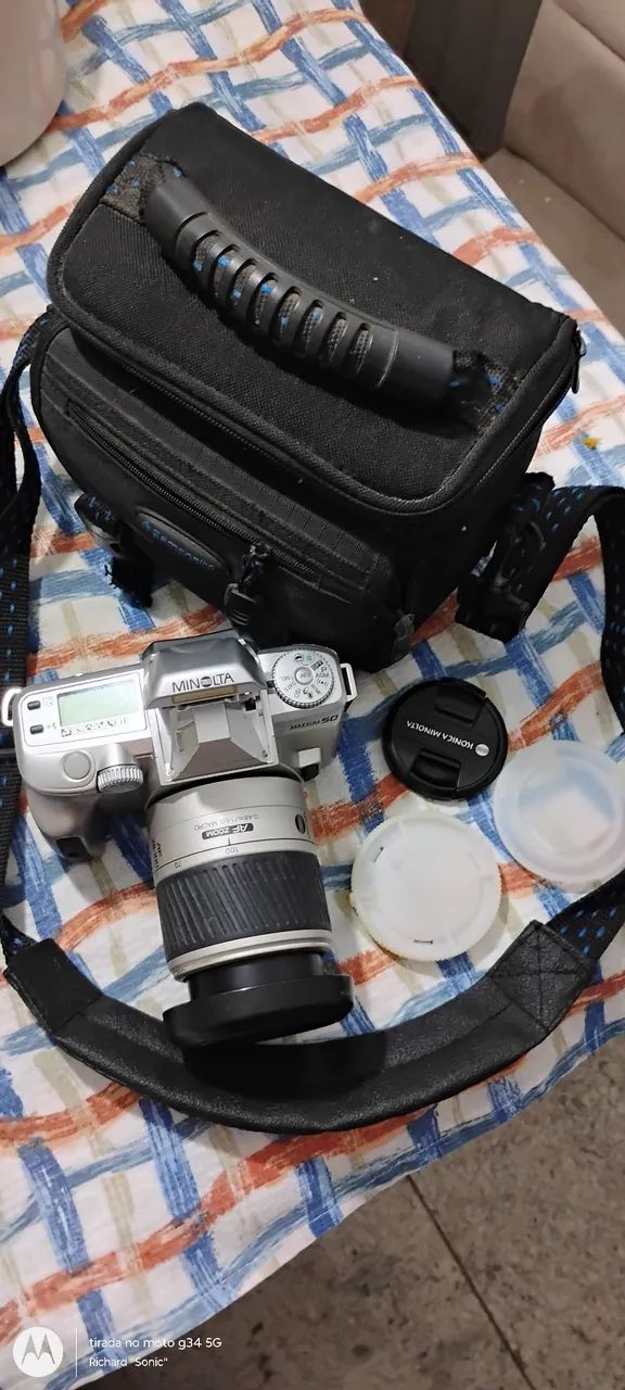 Câmera analógica Minolta Maxxxum 50 - Foto 4