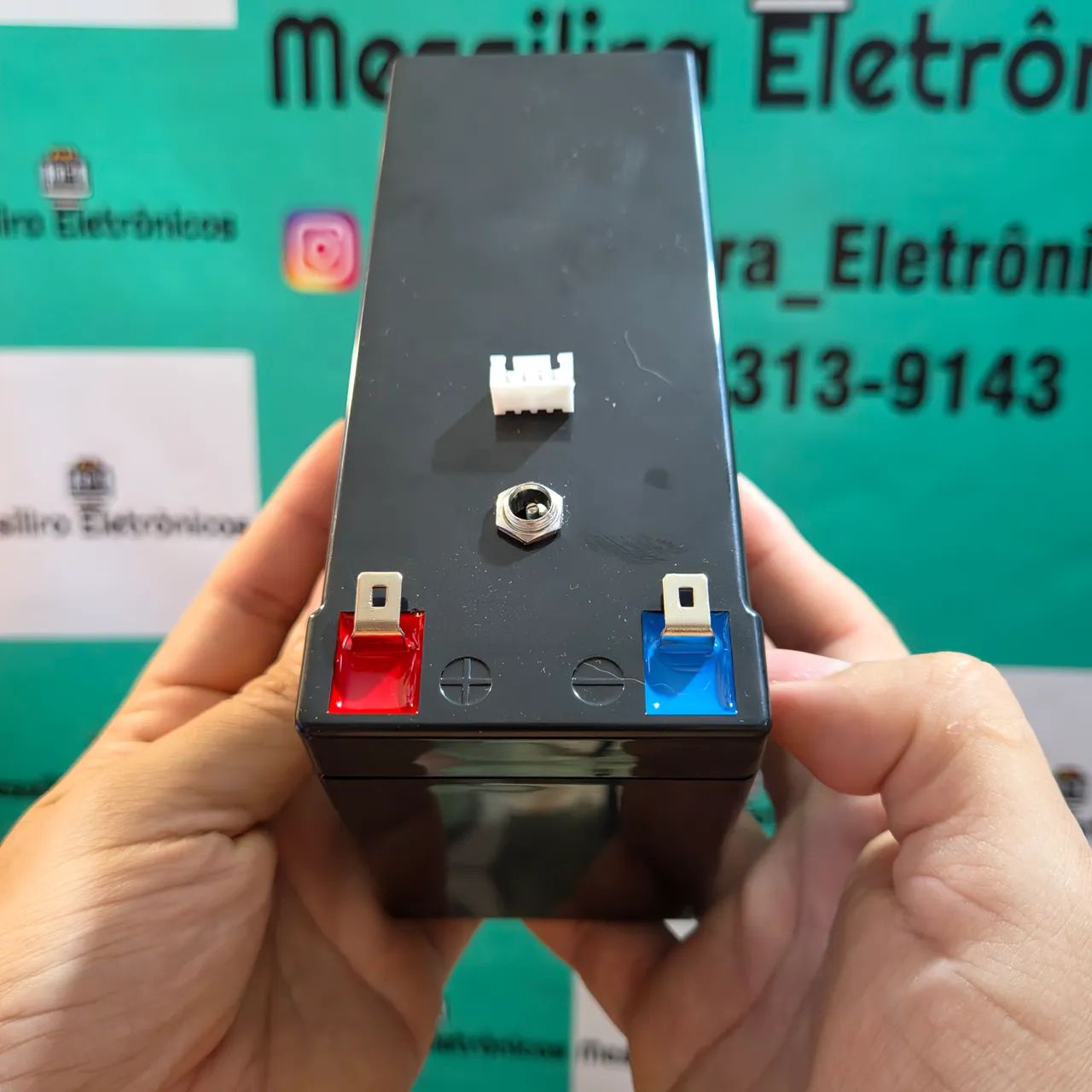 Bateria de lítio 12v 16Ah com carregador - Foto 3