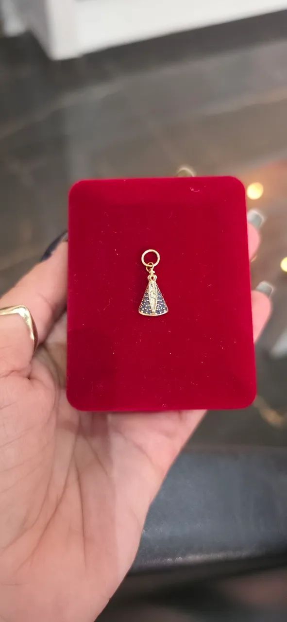 Pingente Ouro 18 nossa senhora 