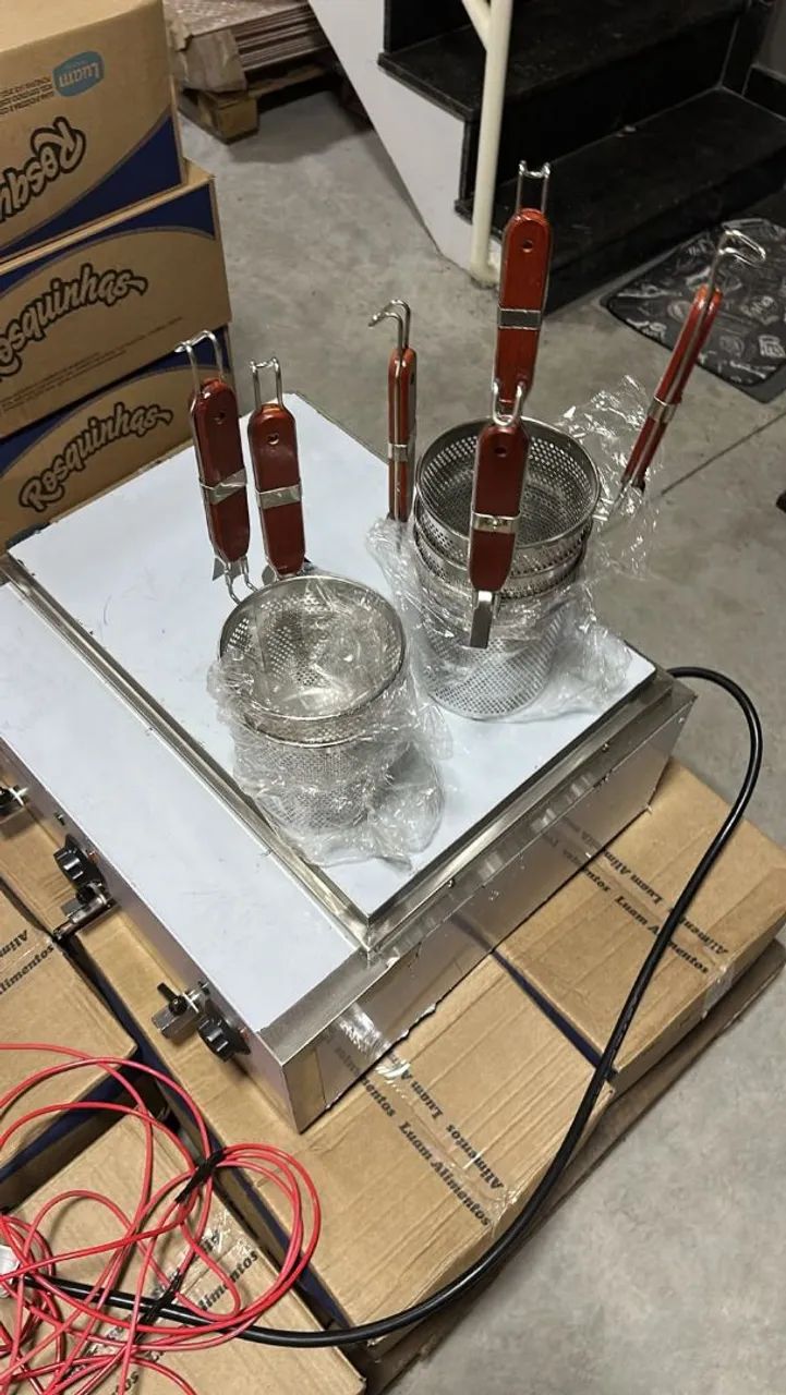 Máquina cozidora de macarrão profissional  - Foto 3