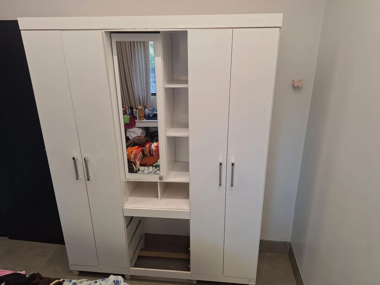 Guarda Roupa Solteiro 2 portas - Branco - Foto 2