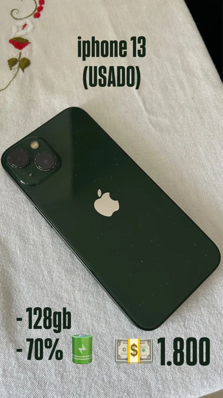 iPhone 13 128GB - Verde - Foto 3