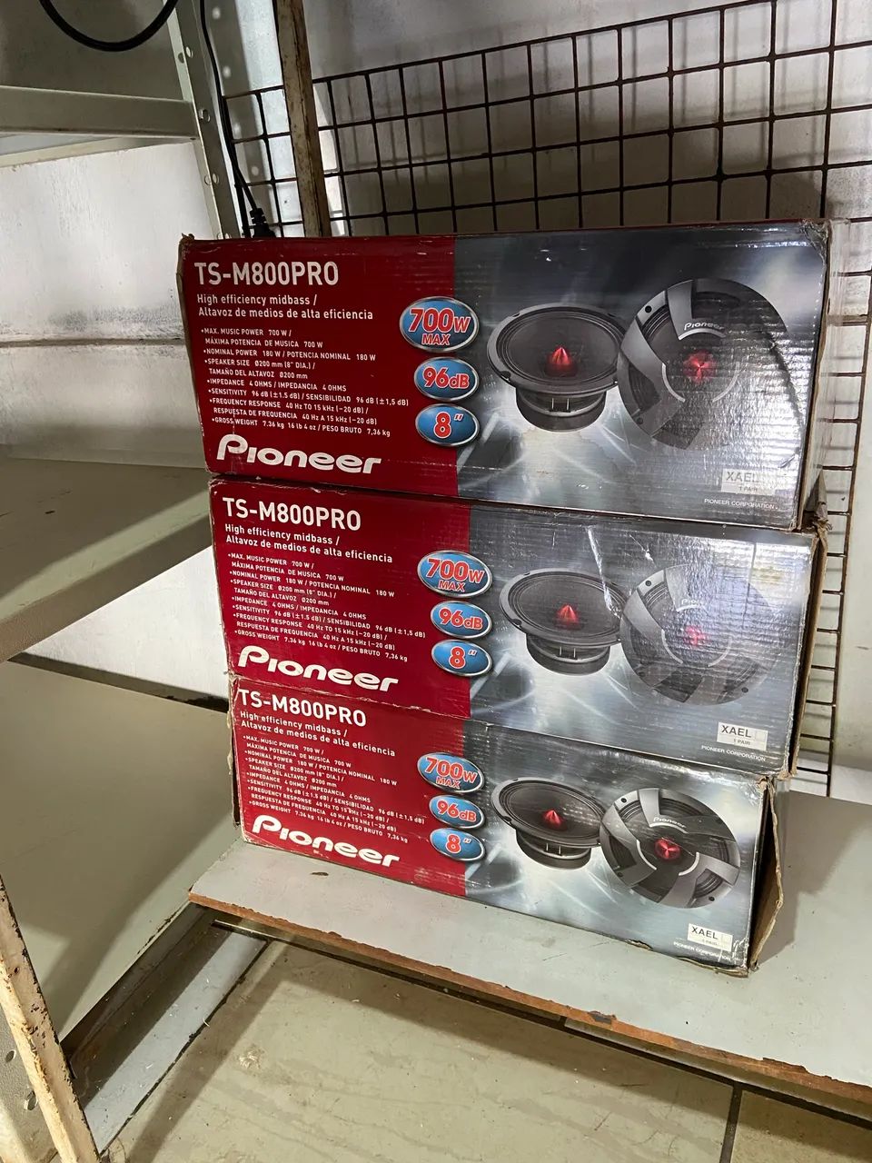Auto falante pionner Novo 
