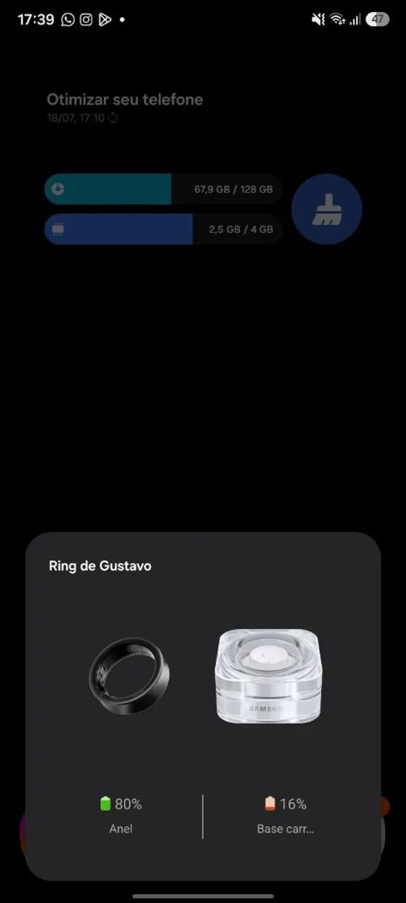 Samsung Galaxy Ring Anel - Tamanho 8  - Foto 3