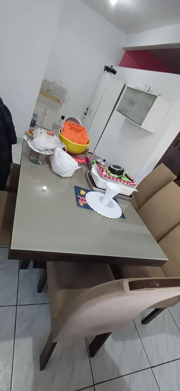 Vendo Mesa tampo de vidro  - Foto 5
