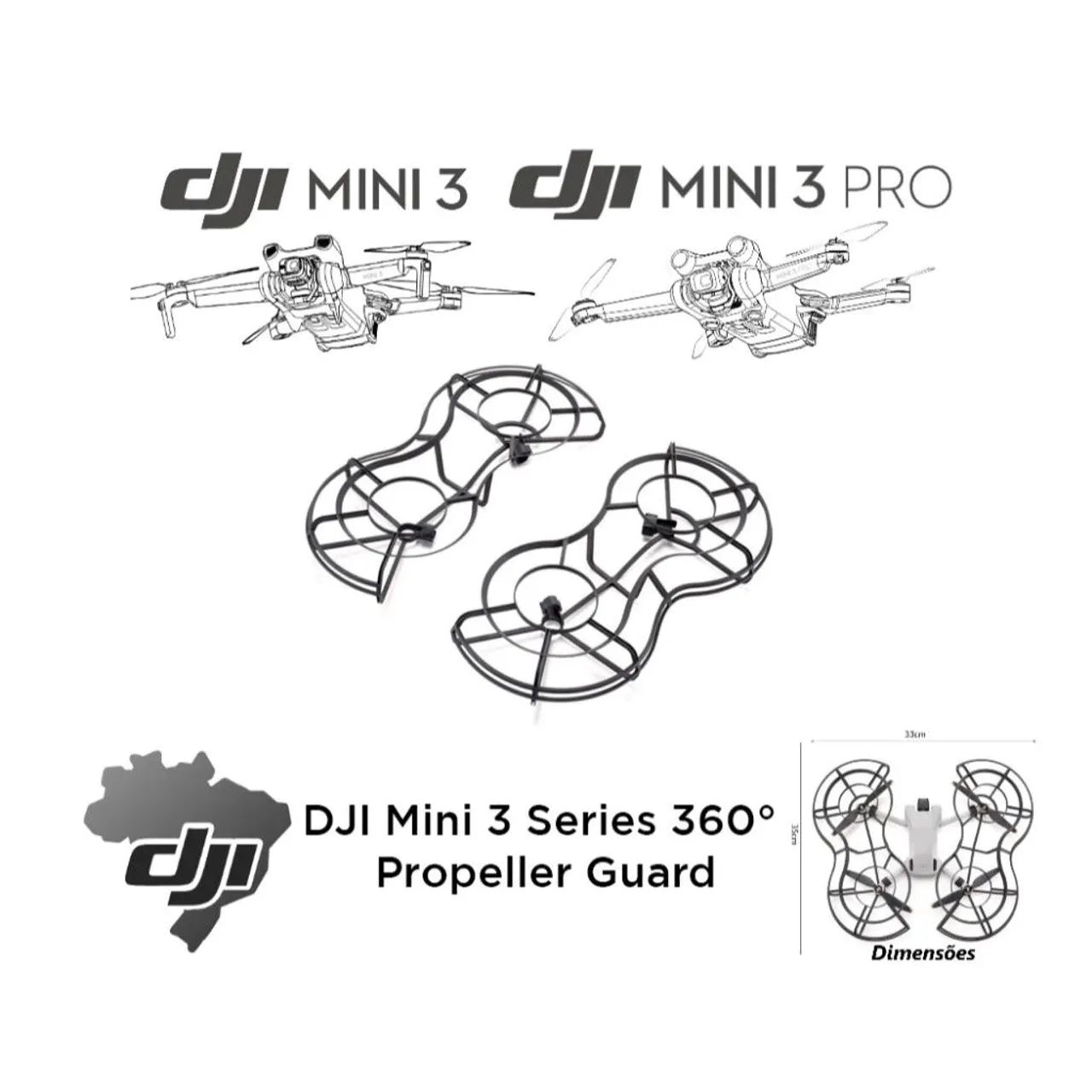 Protetor de helice dji mini 3  - Foto 5