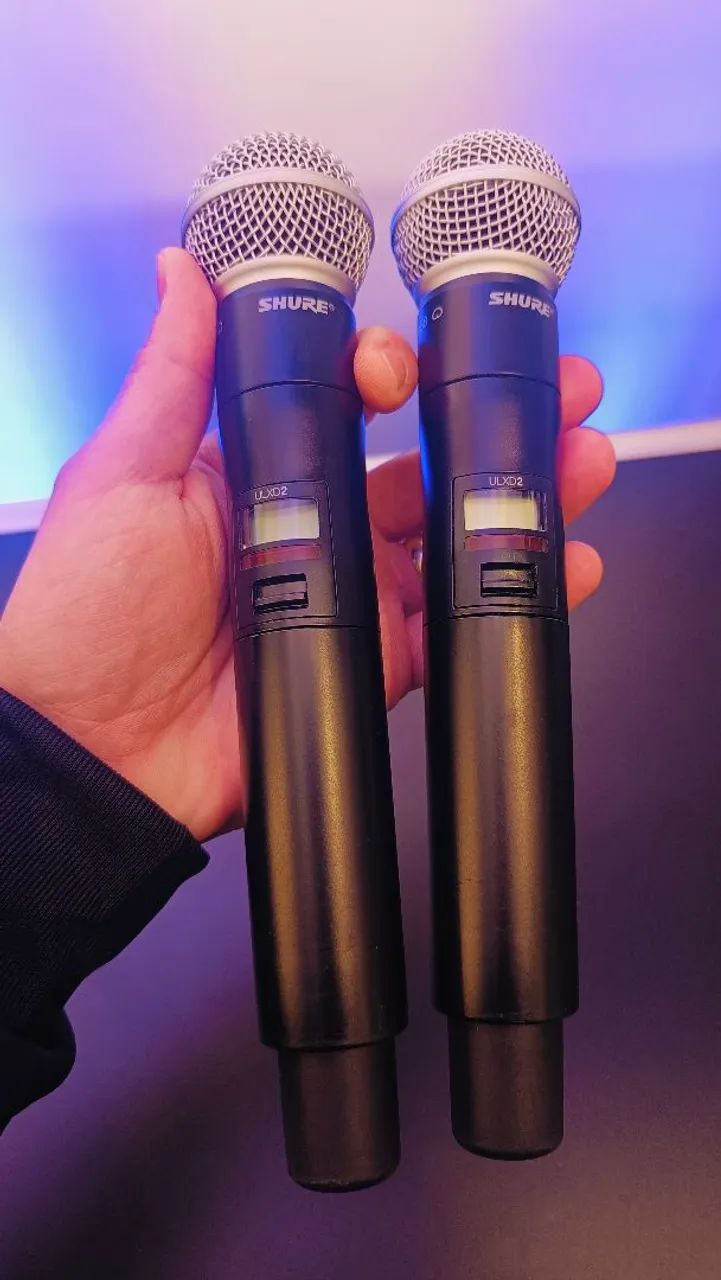 2 microfones profissional bastão ulxd2 J50 - Foto 4