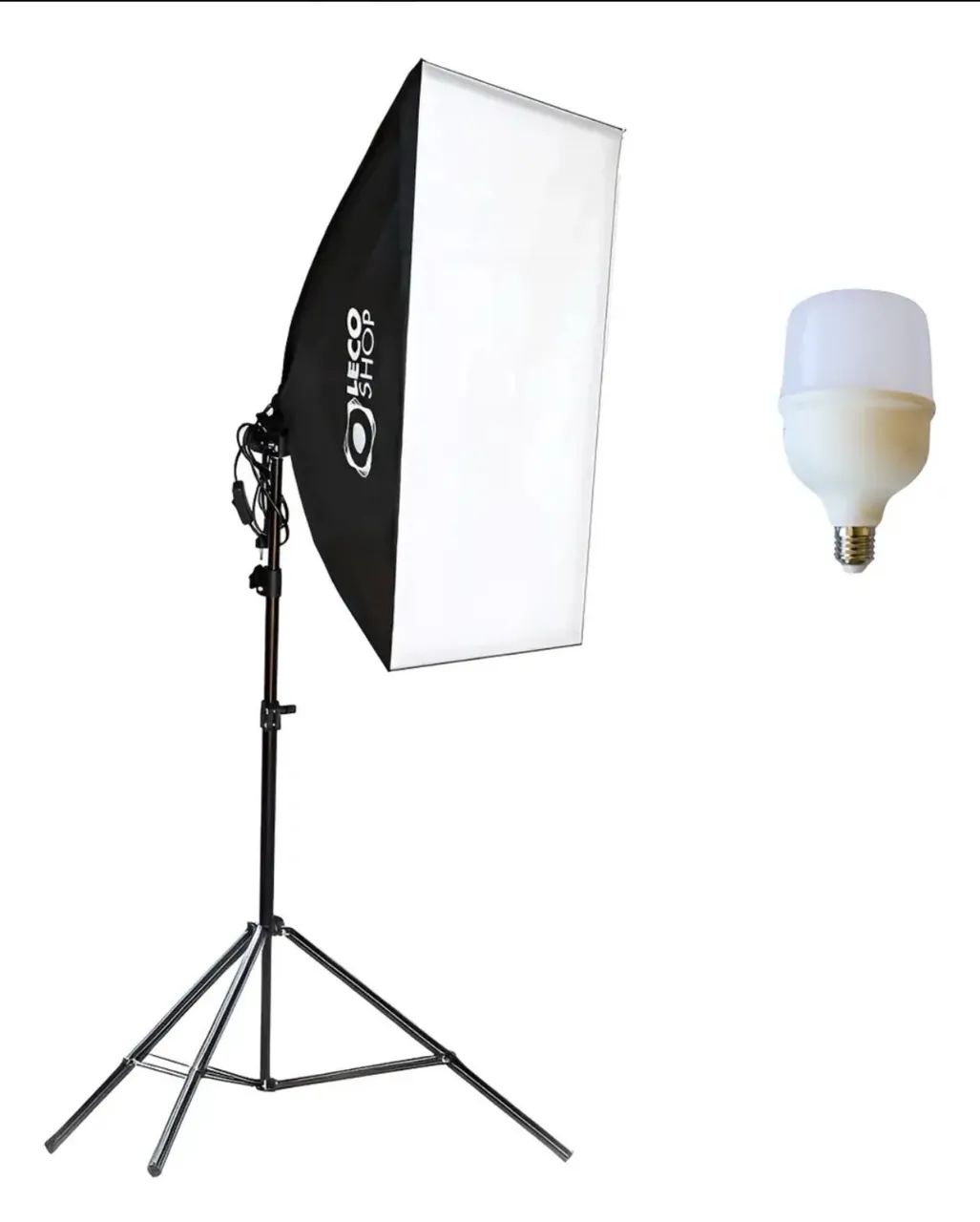 Kit soft Box 50x70 lâmpada led 