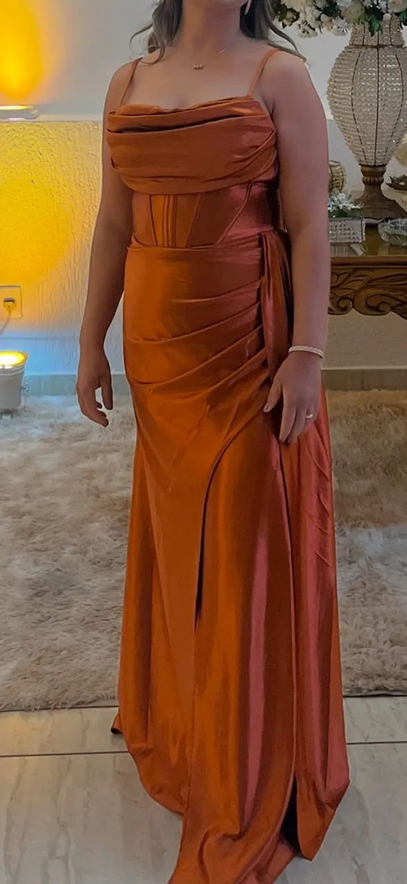 Vestido Terracota - Foto 2