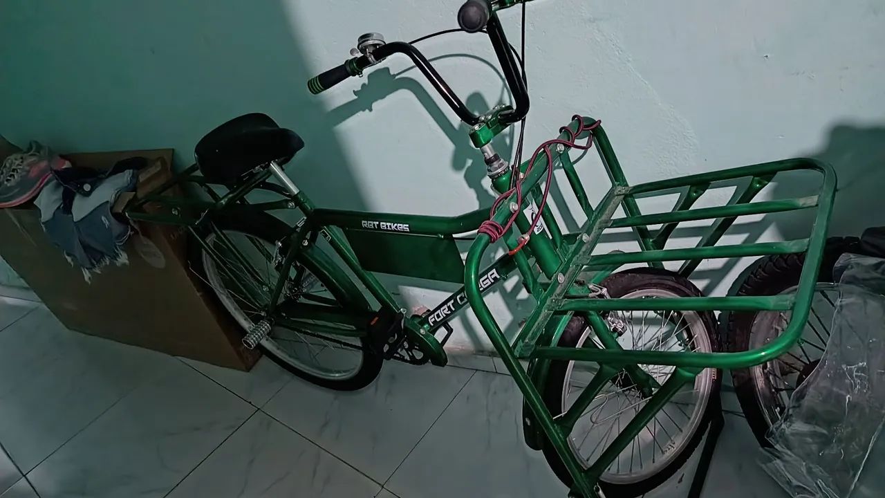 Bicicleta de carga 2 mês de comprada com nota fiscal valor 1.100 - Foto 4