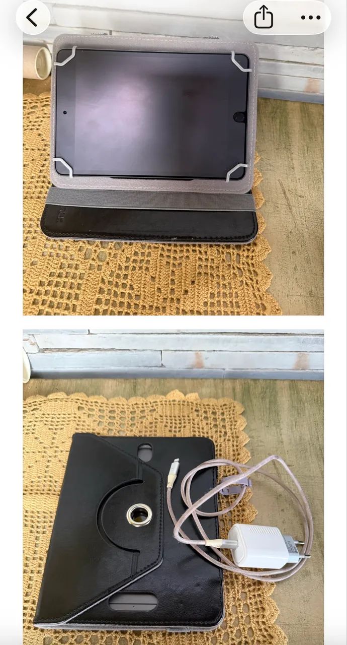 iPad mini WiFi+cel 256 gray - nota fiscal capa e caixa original 