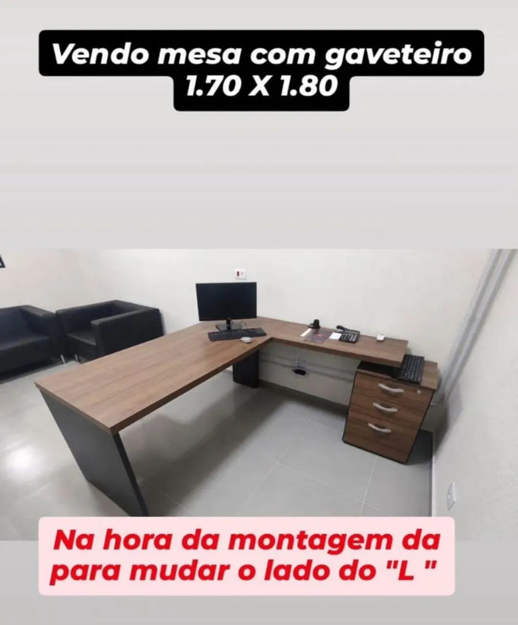 Mesa para escritório 