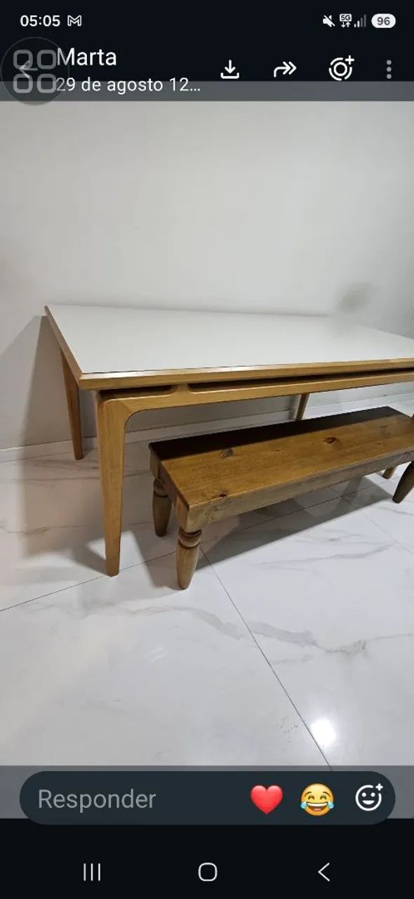 BAIXEI PRA VENDER Mesa e banho conservadissimo
