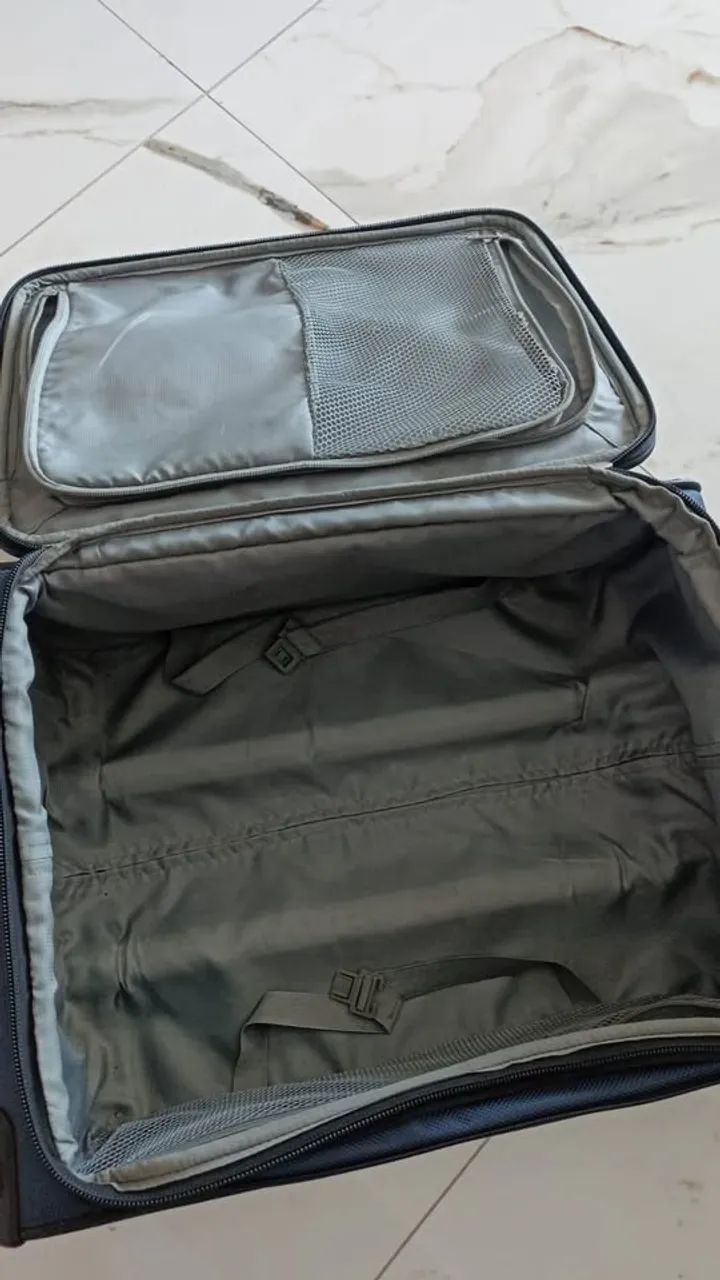 mala samsonite kick-air média azul - Foto 4