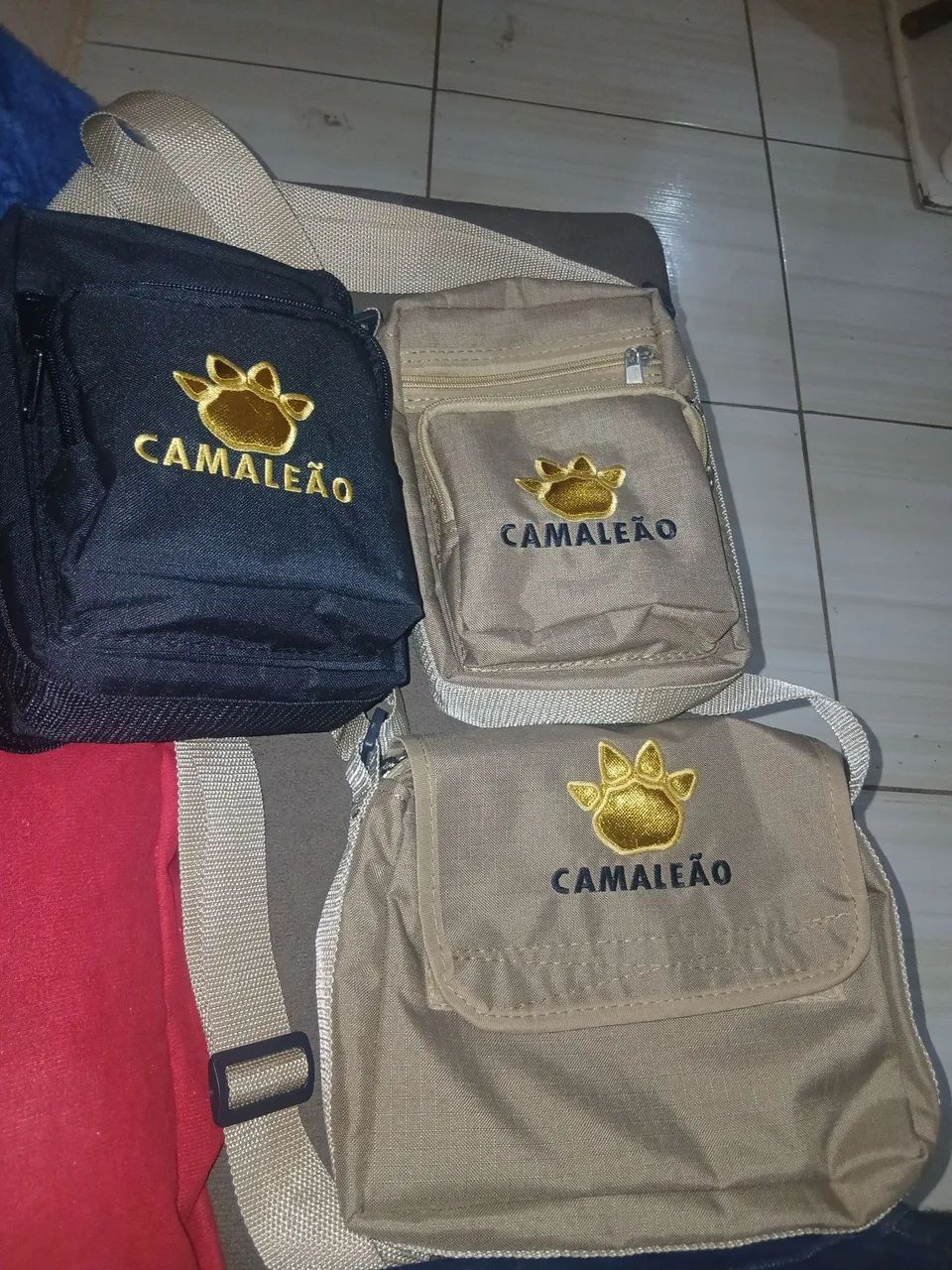 Bolsas e begs camaleão 