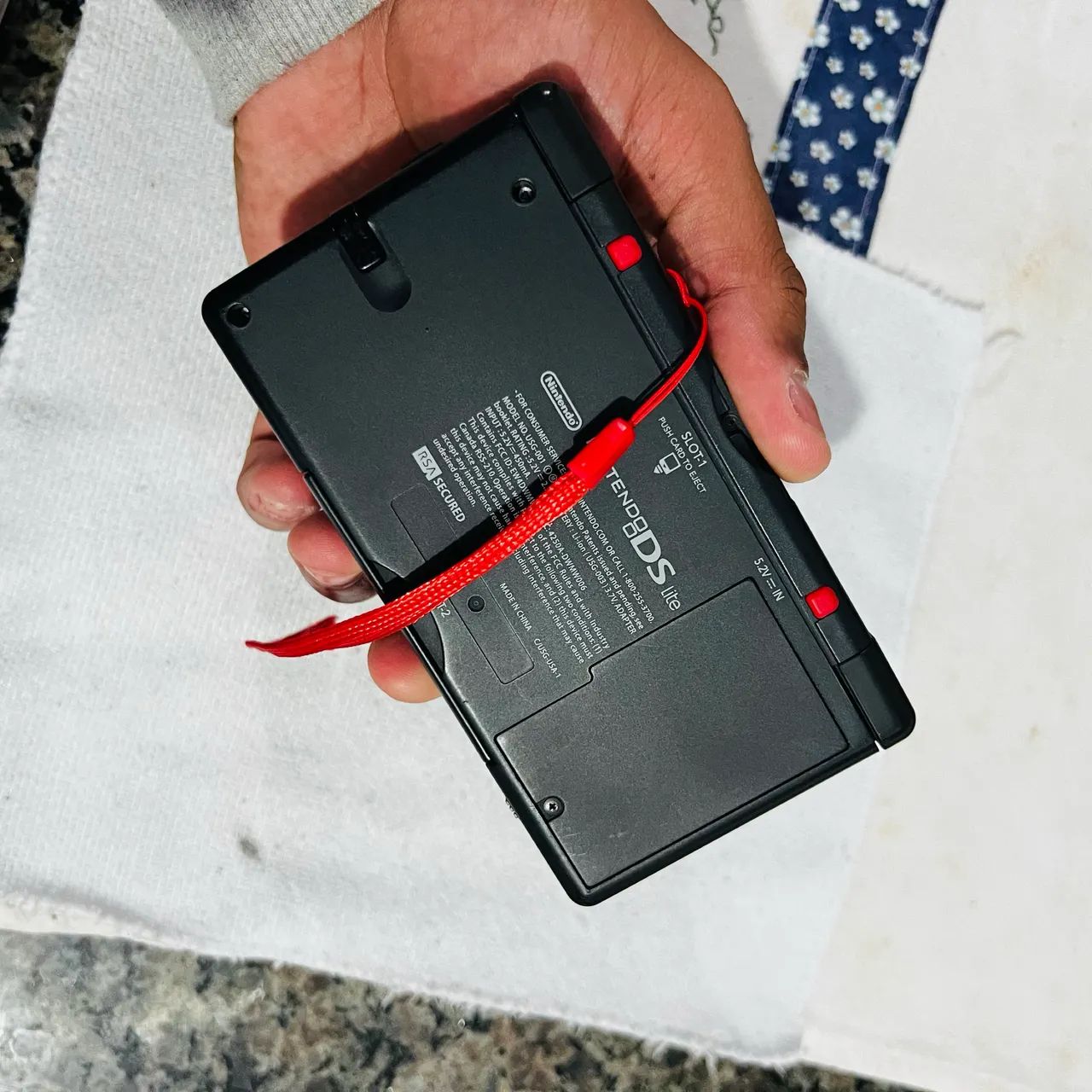Nintendo DS lite vermelho com mod usbc - Foto 3