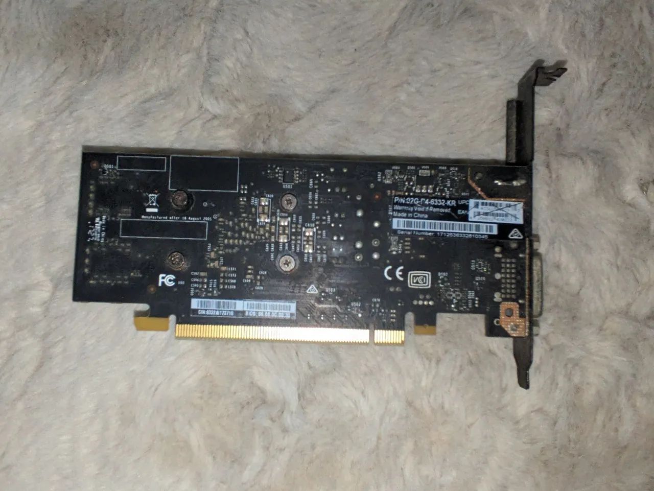 Placa de Vídeo EVGA GeForce GT 1030, Usada / Com Oxidação - Foto 2