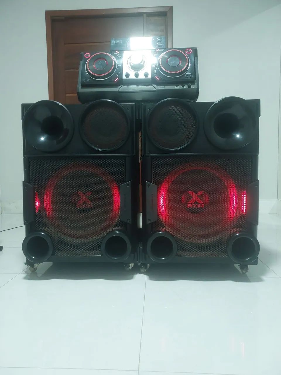 Mini system LG 9730, 2.500W de potência  - Foto 2