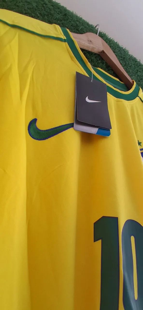 Camisa do Brasil 1998 Rivaldo 10 - Foto 3