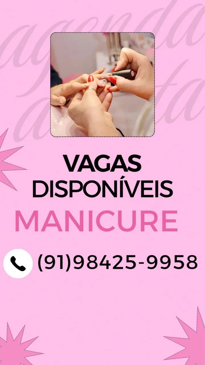 Vaga para manicure 