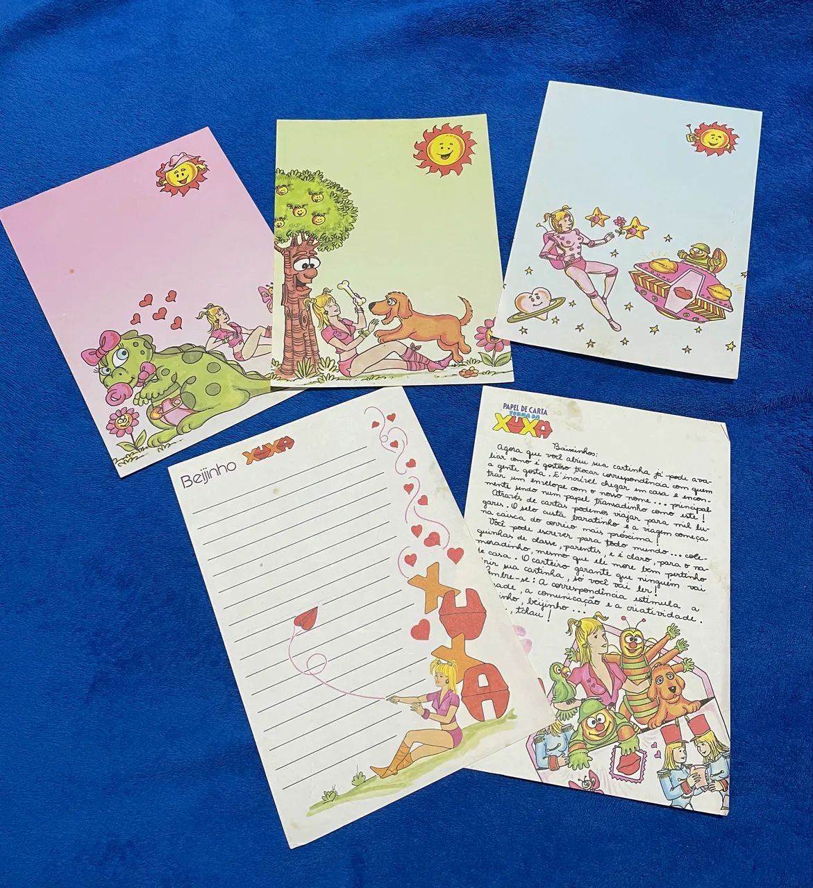 Papel de carta da xuxa 