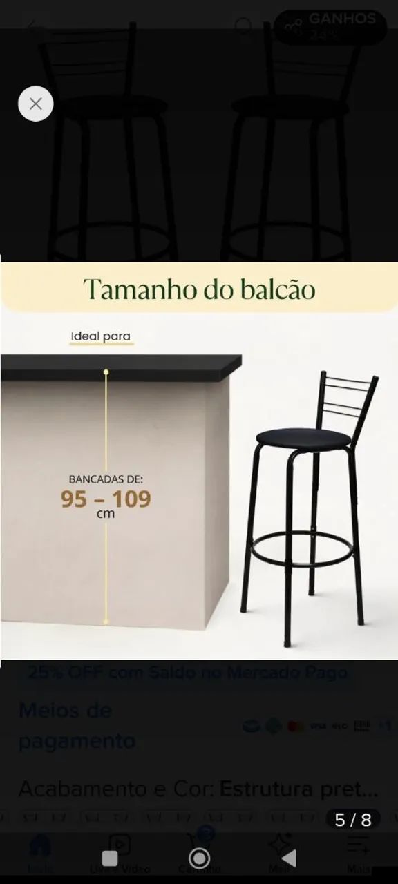 Cadeira florida 